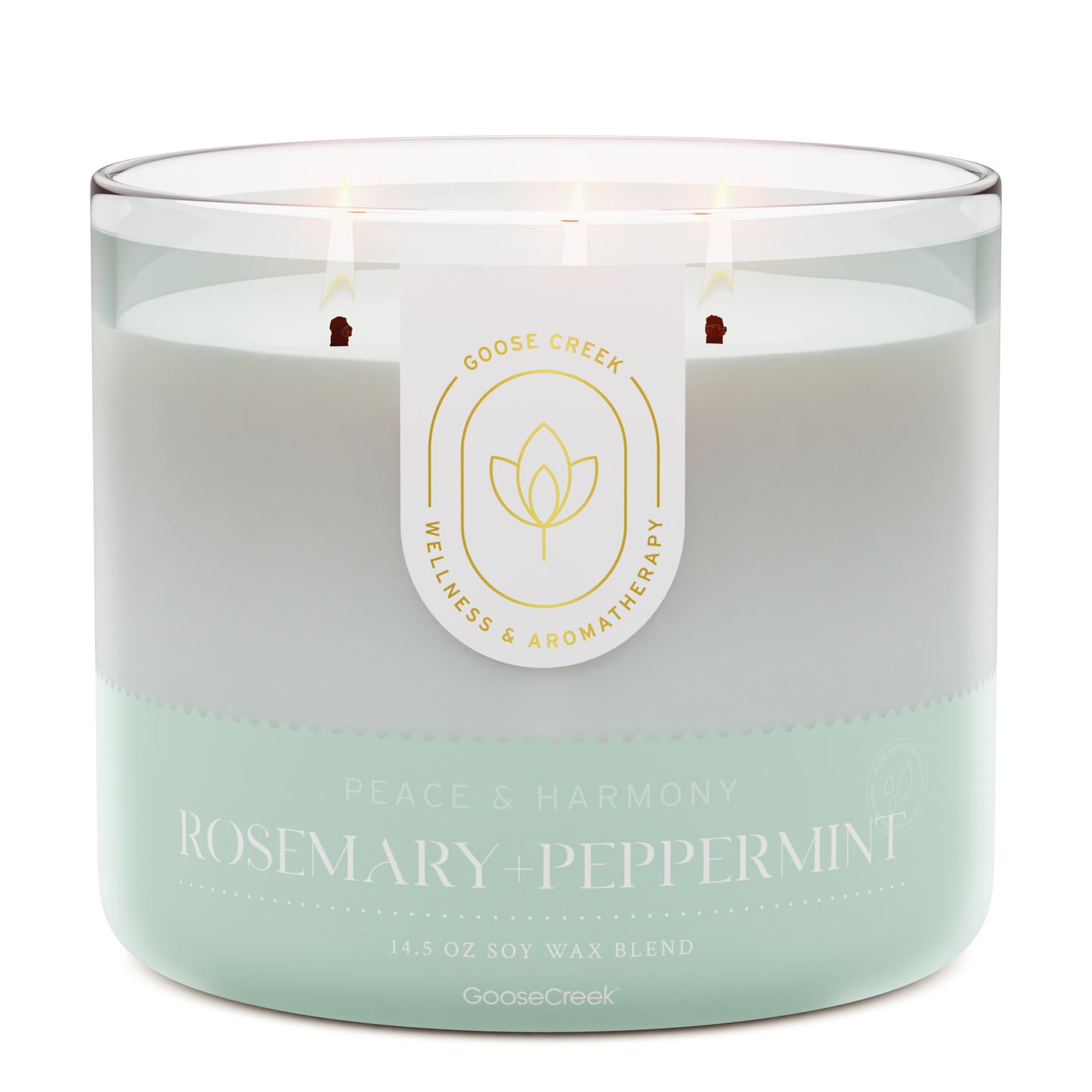 Rosemary & Peppermint Aromatherapy 3-Wick Candle
