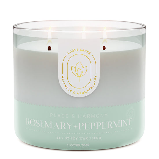 Rosemary & Peppermint Aromatherapy 3-Wick Candle