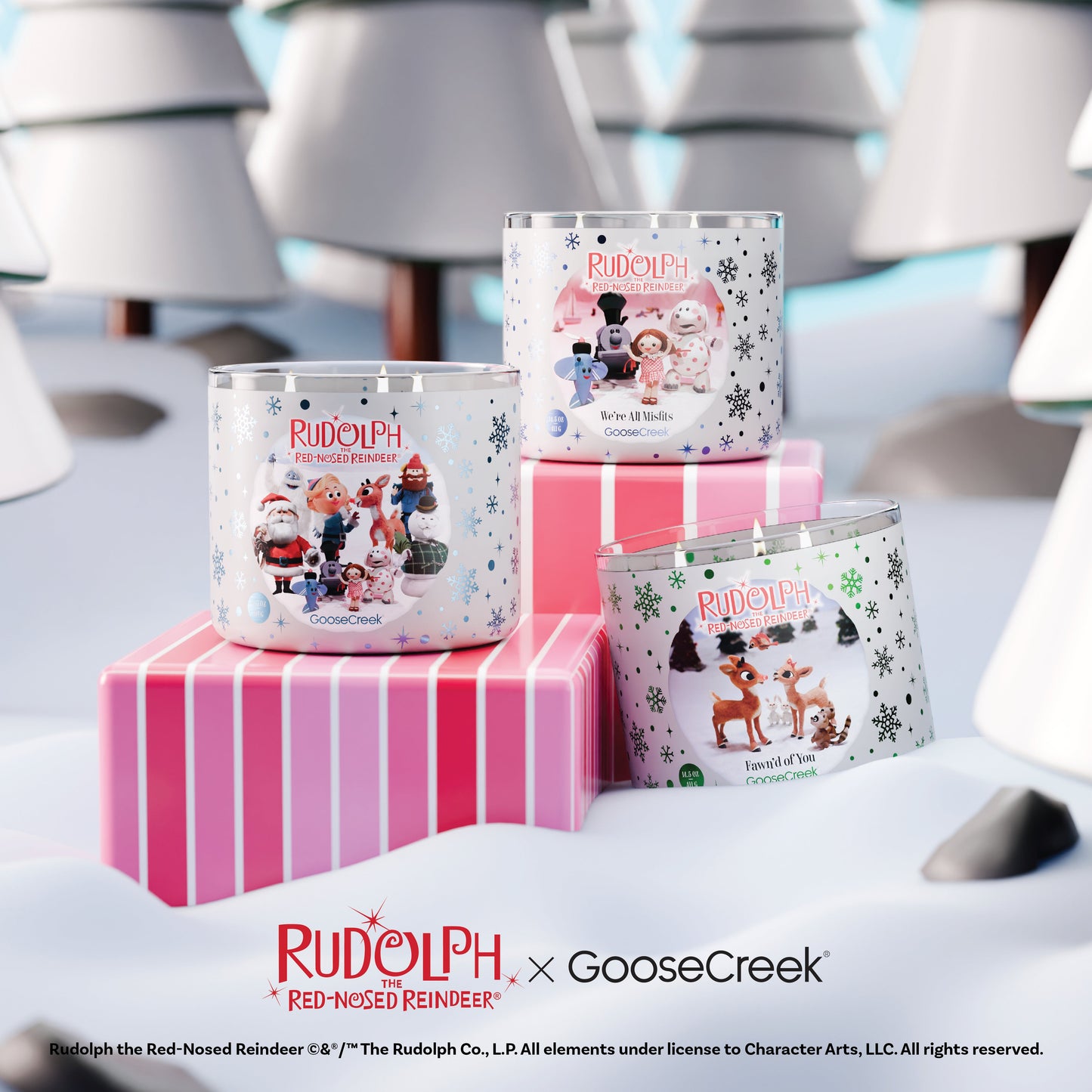 Rudolph® - Rudolph the Red-Nosed Reindeer© 3-Wick Candle