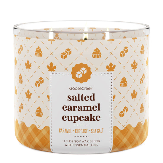 Salted Caramel Cupcake 3-Wick Candle