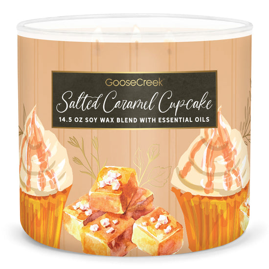 Load image into Gallery viewer, Salted Caramel Cupcake Large 3-Wick Candle
