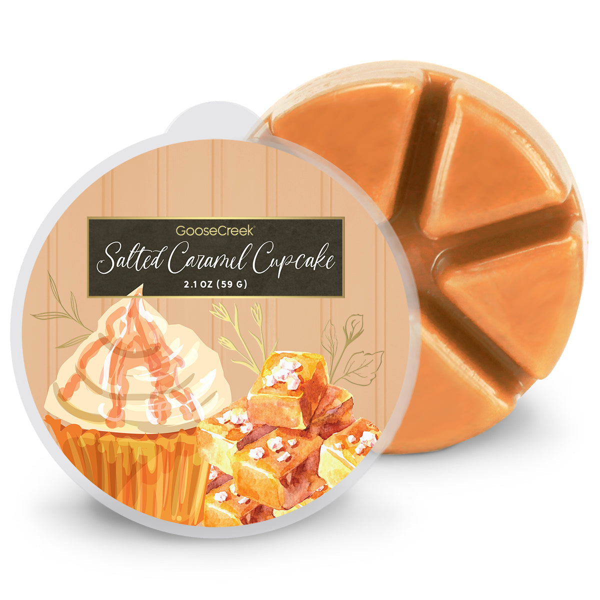 Load image into Gallery viewer, Salted Caramel Cupcake Wax Melt
