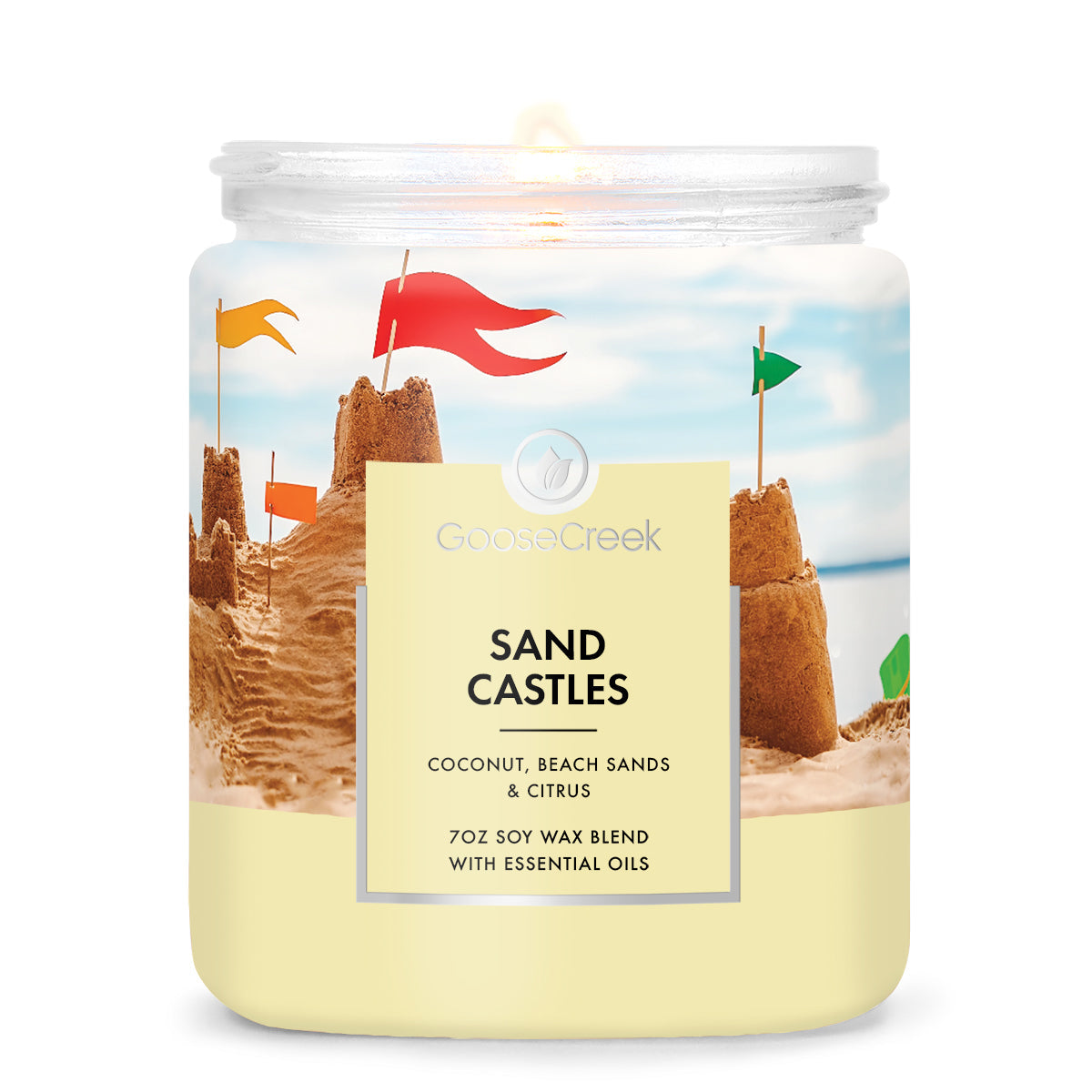 Load image into Gallery viewer, Sand Castles 7oz Single Wick Candle
