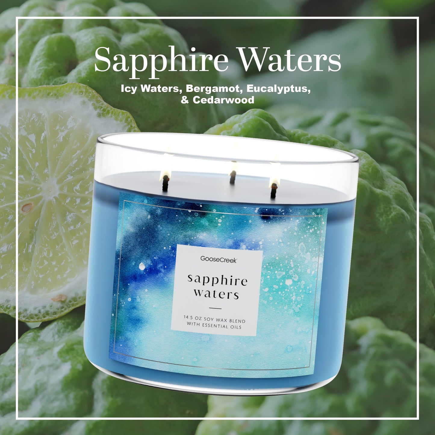 Sapphire Waters 3-Wick Candle