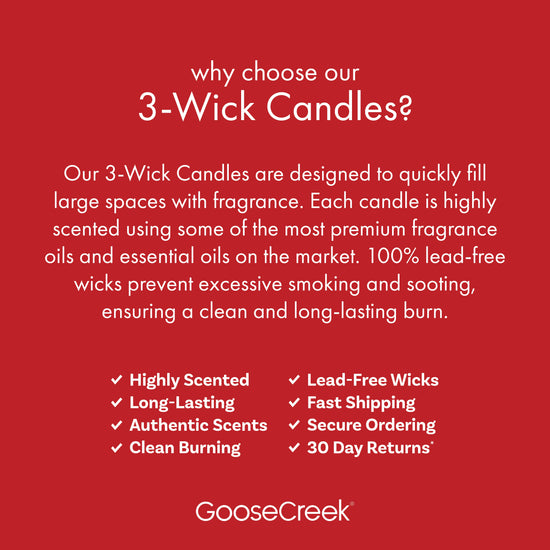 Scarlet Apple 3-Wick Candle