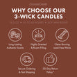 Load image into Gallery viewer, Sea Salt Caramel Praline 3-Wick Candle
