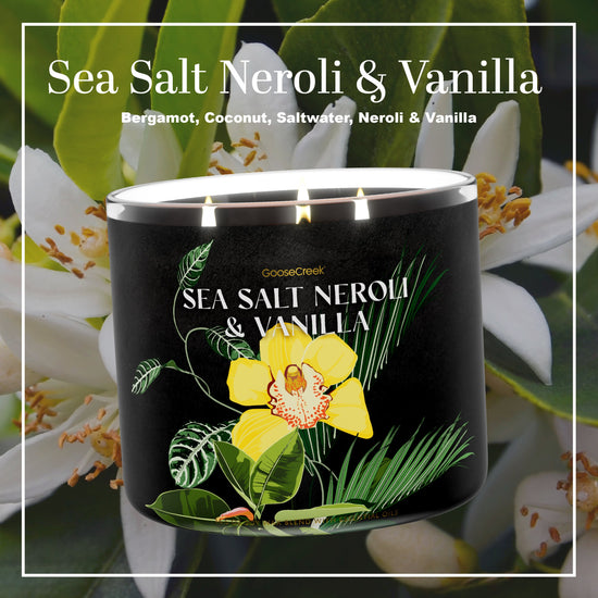 Sea Salt Neroli & Vanilla Large 3-Wick Candle