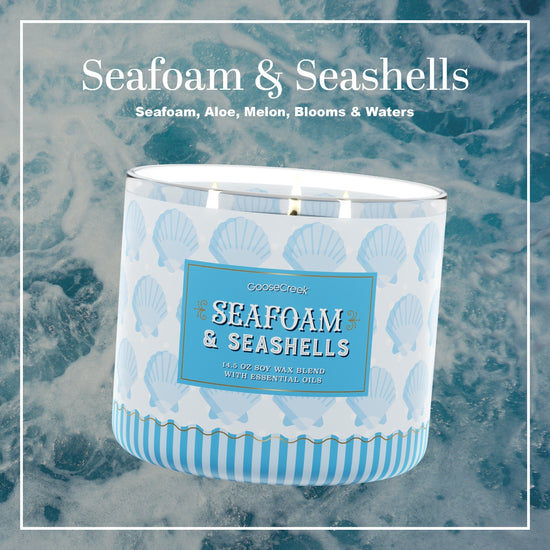 Seafoam & Seashells 3-Wick Candle