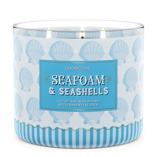 Seafoam & Seashells Large 3-Wick Candle