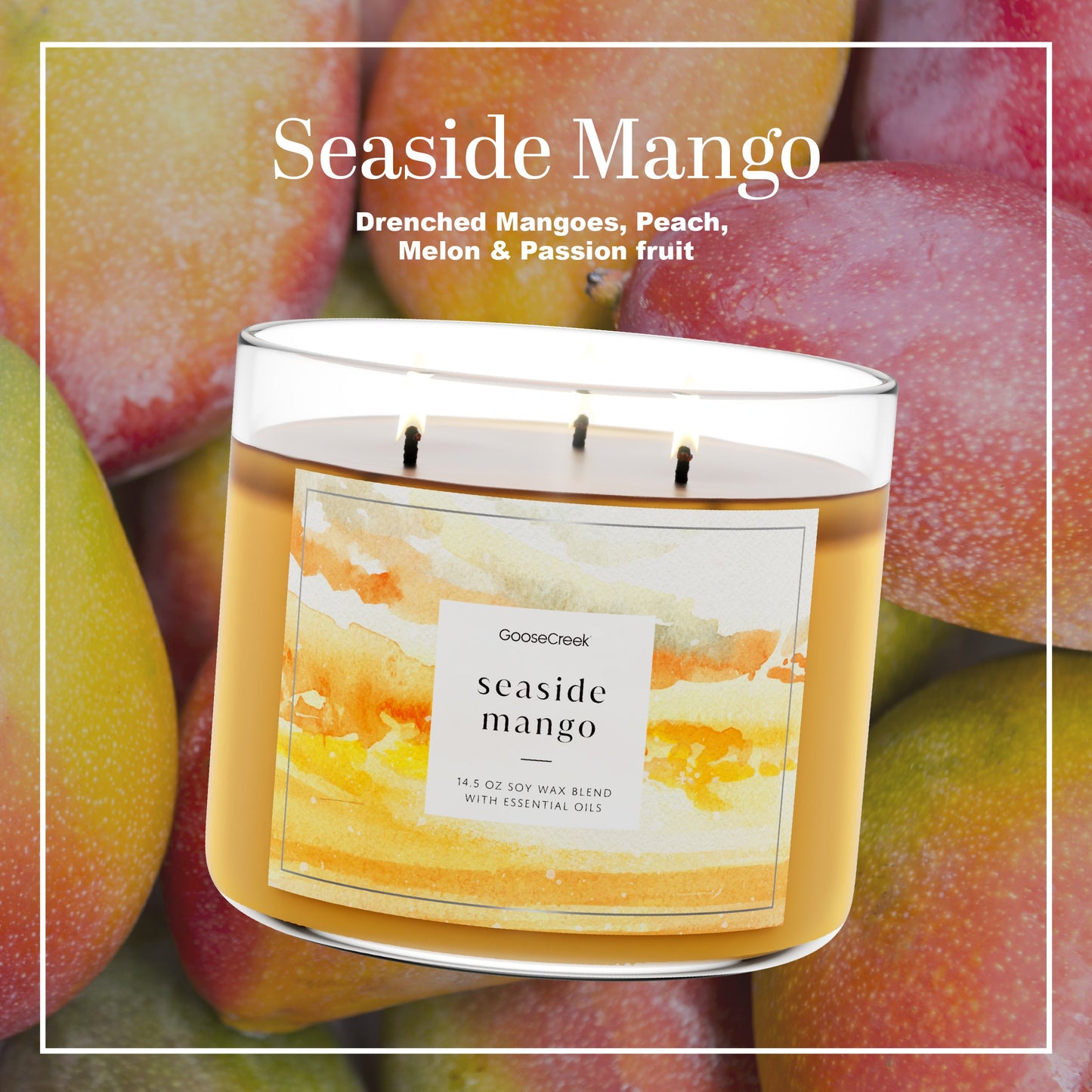 Seaside Mango Large 3-Wick Candle