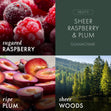 Load image into Gallery viewer, Sheer Raspberry &amp;amp; Plum 3-Wick Candle
