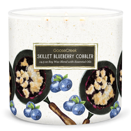 Skillet Blueberry Cobbler 3-Wick Candle