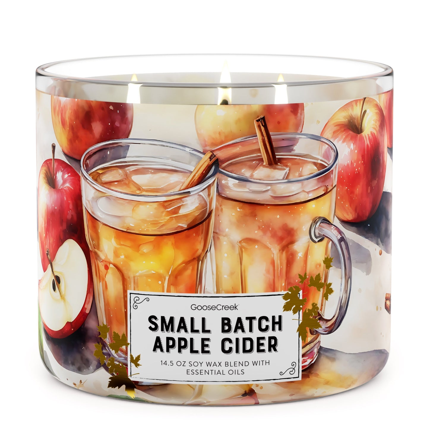 Small Batch Apple Cider 3-Wick Candle