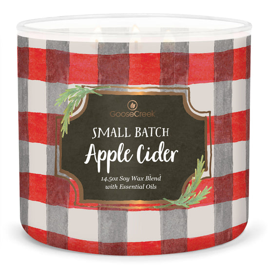Small Batch Apple Cider Large 3-Wick Candle
