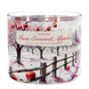 Snow Covered Apples Large 3-Wick Candle