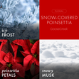 Load image into Gallery viewer, Snow-Covered Poinsettia 3-Wick Candle
