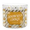 Snowman Cookie Large 3-Wick Candle