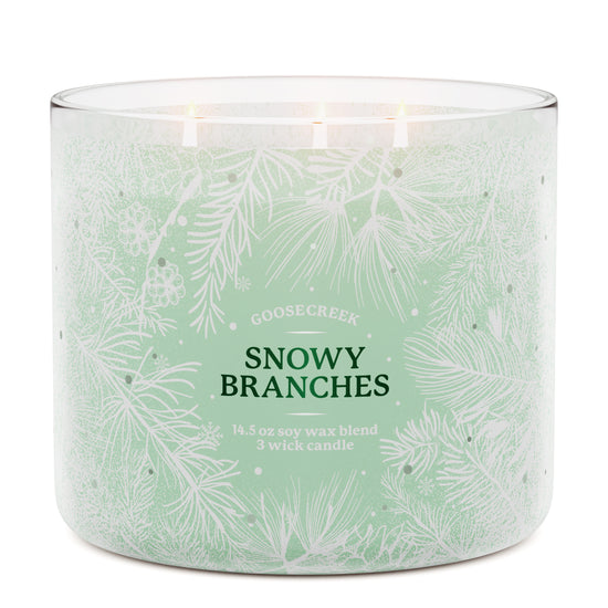 Snowy Branches 3-Wick Candle