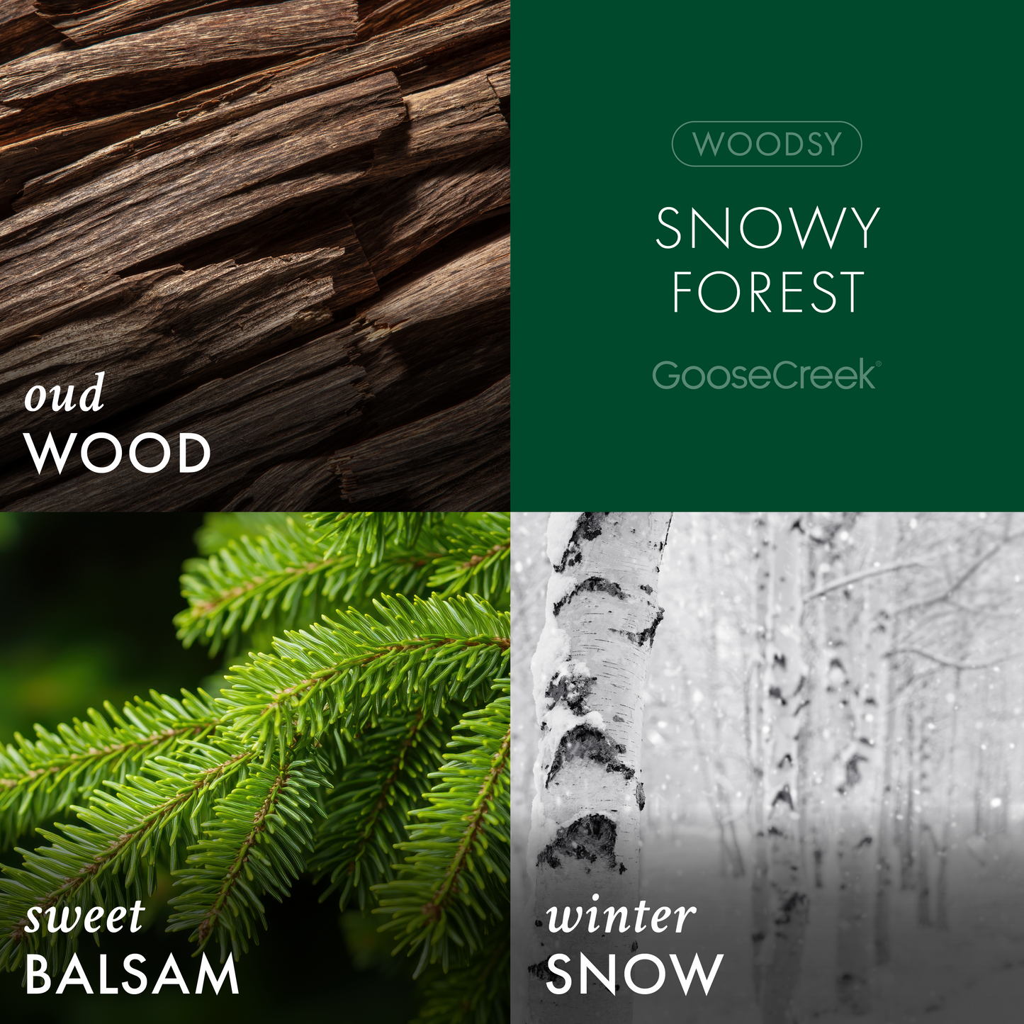 Snowy Forest 3-Wick Candle