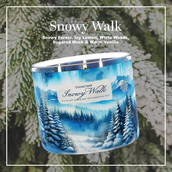 Snowy Walk 3-Wick Candle