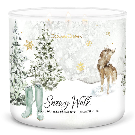 Load image into Gallery viewer, Snowy Walk Large 3-Wick Candle
