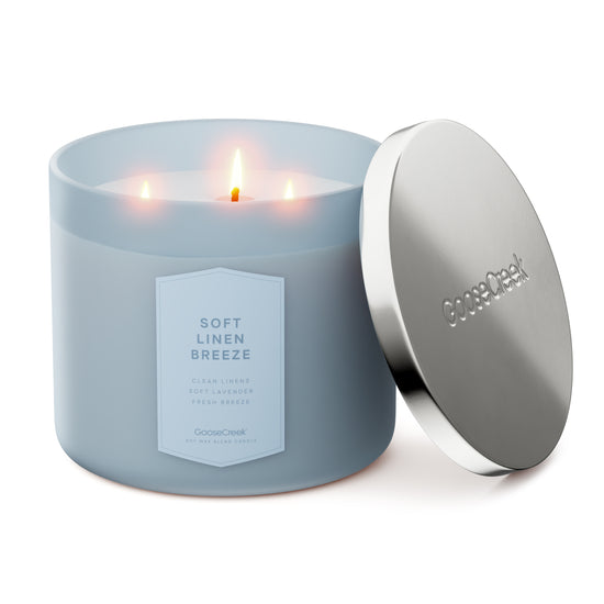 Soft Linen Breeze 3-Wick Candle