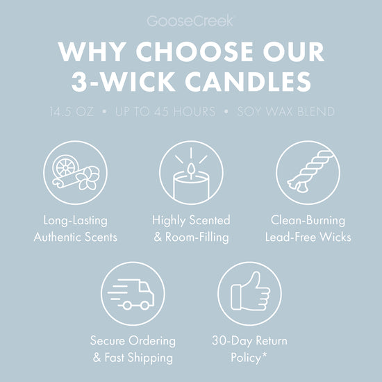 Soft Linen Breeze 3-Wick Candle