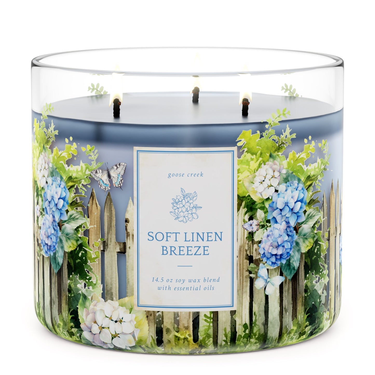 Soft Linen Breeze 3-Wick Candle