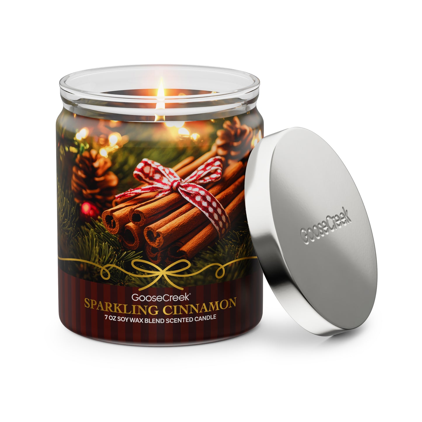 Sparkling Cinnamon 7oz Single Wick Candle