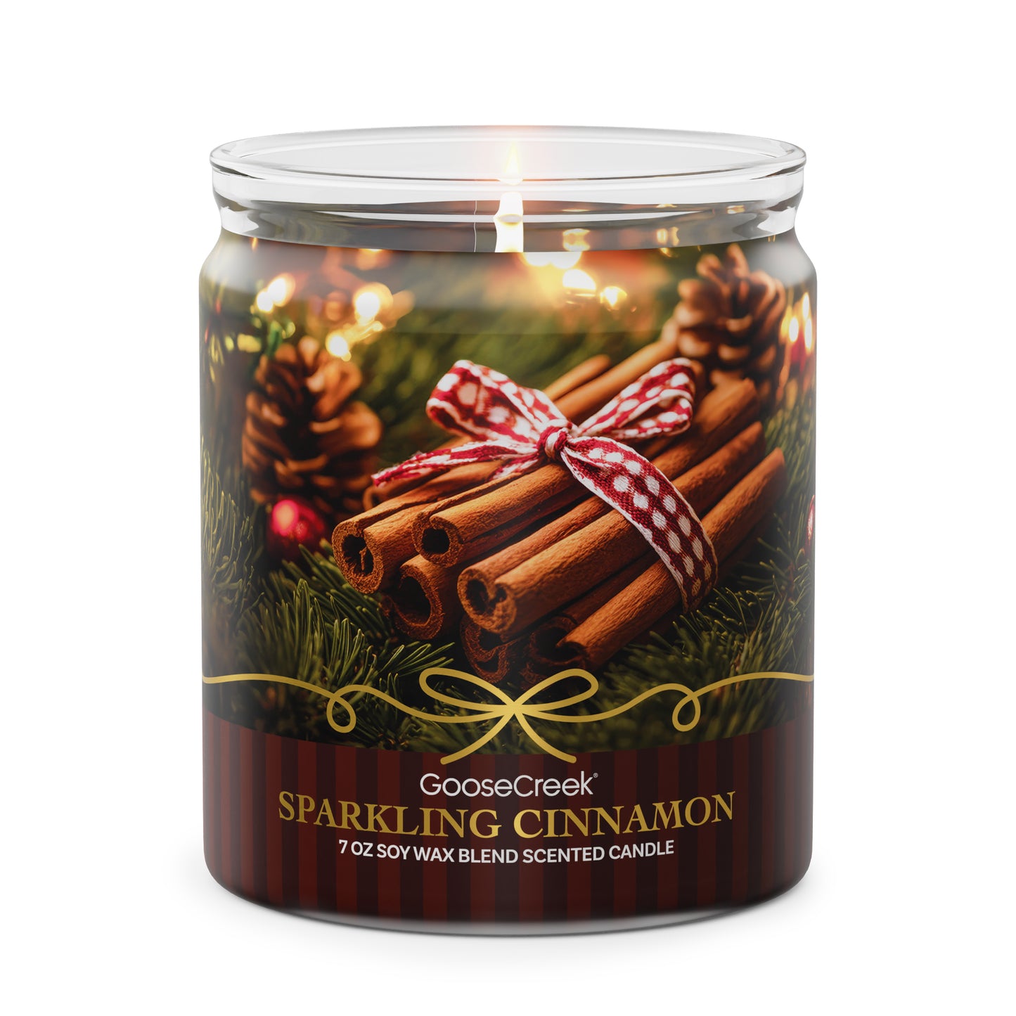 Sparkling Cinnamon 7oz Single Wick Candle