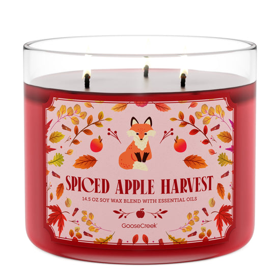 Spiced Apple Harvest 3-Wick Candle