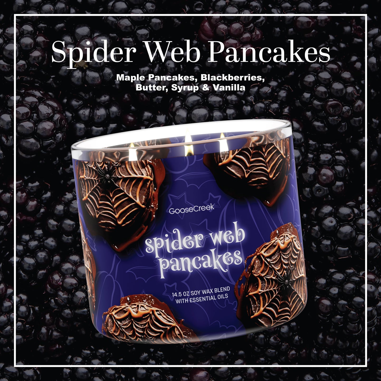 Spider Web Pancakes 3-Wick Candle