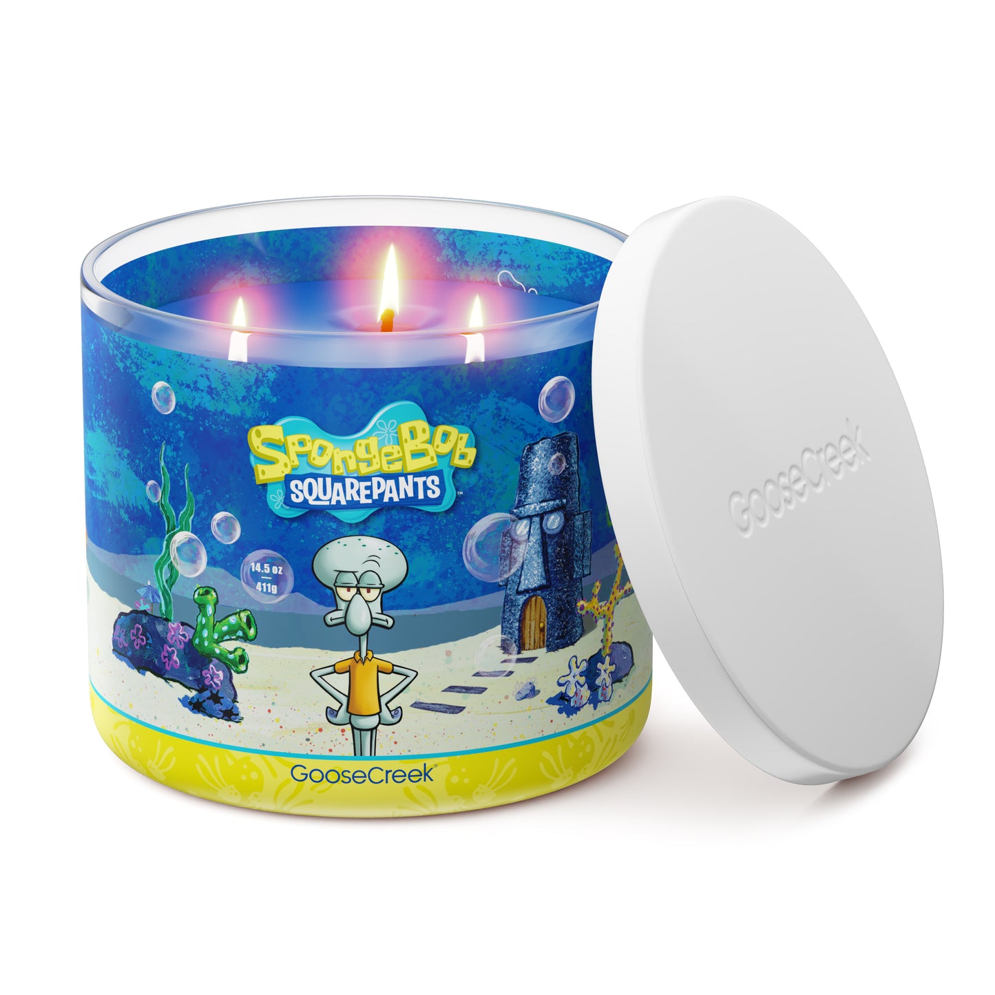 Squidward Tentacles 3-Wick Candle