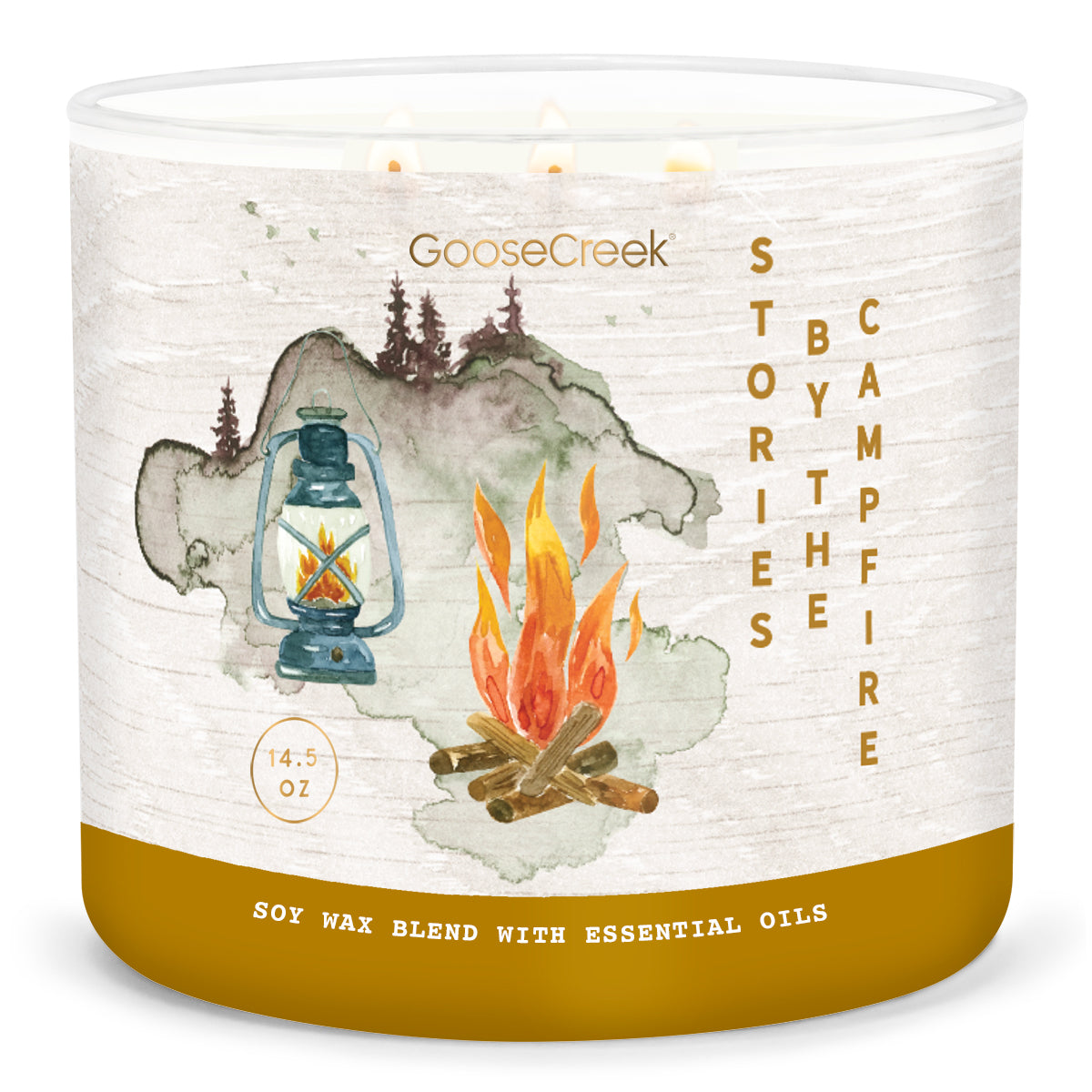 Stories by The Campfire 3-Wick Candle