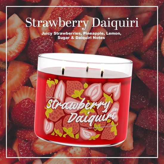 Strawberry Daiquiri Large 3-Wick Candle