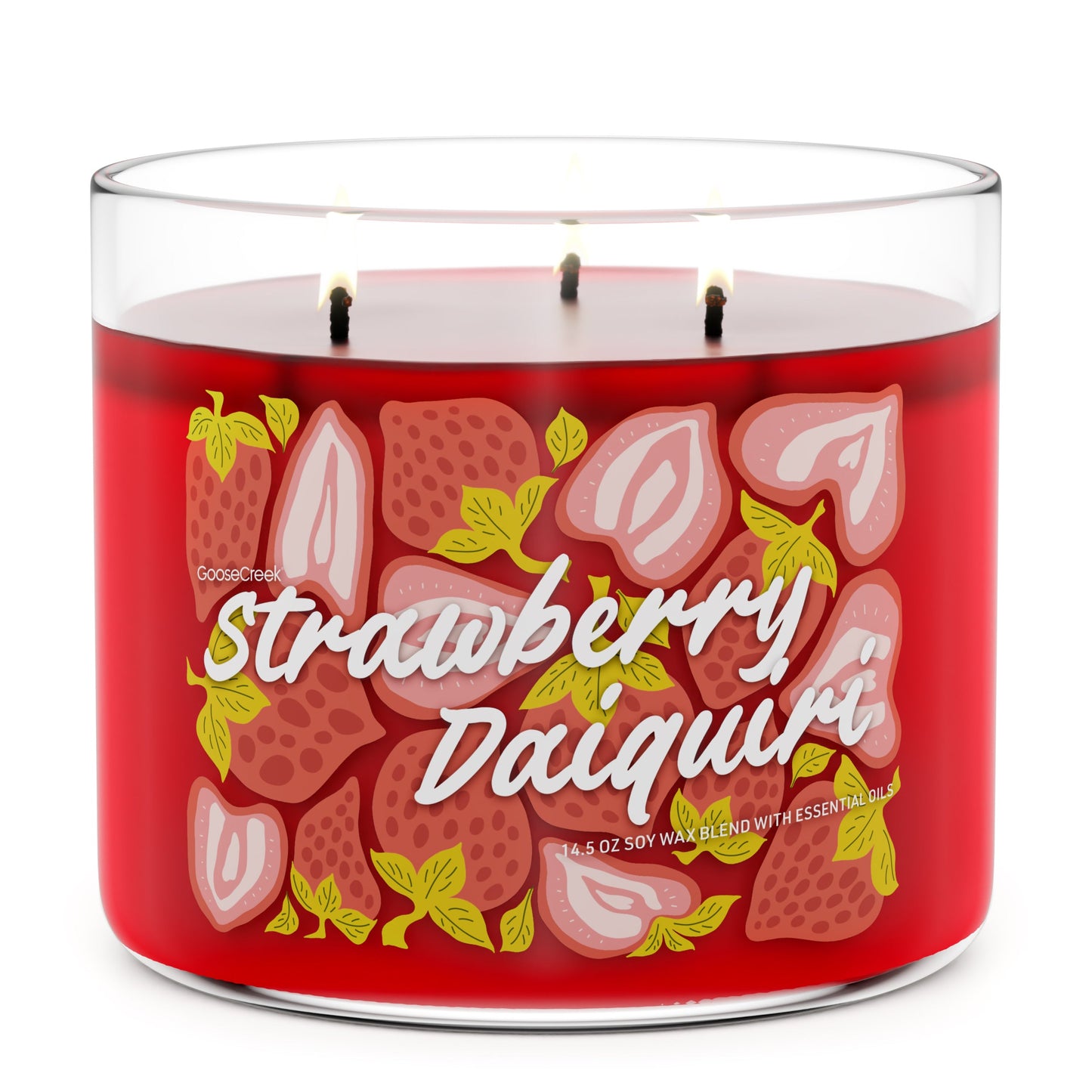 Load image into Gallery viewer, Strawberry Daiquiri Large 3-Wick Candle
