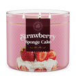 Load image into Gallery viewer, Strawberry Sponge Cake 3-Wick Candle
