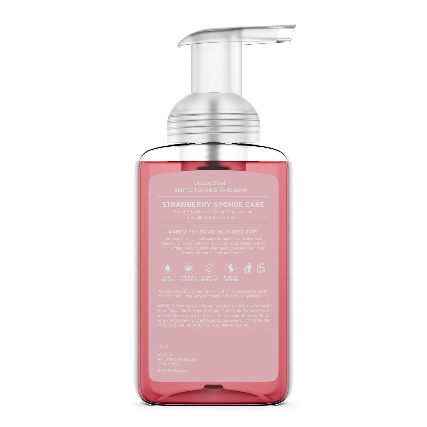 Strawberry Sponge Cake Foaming Hand Soap