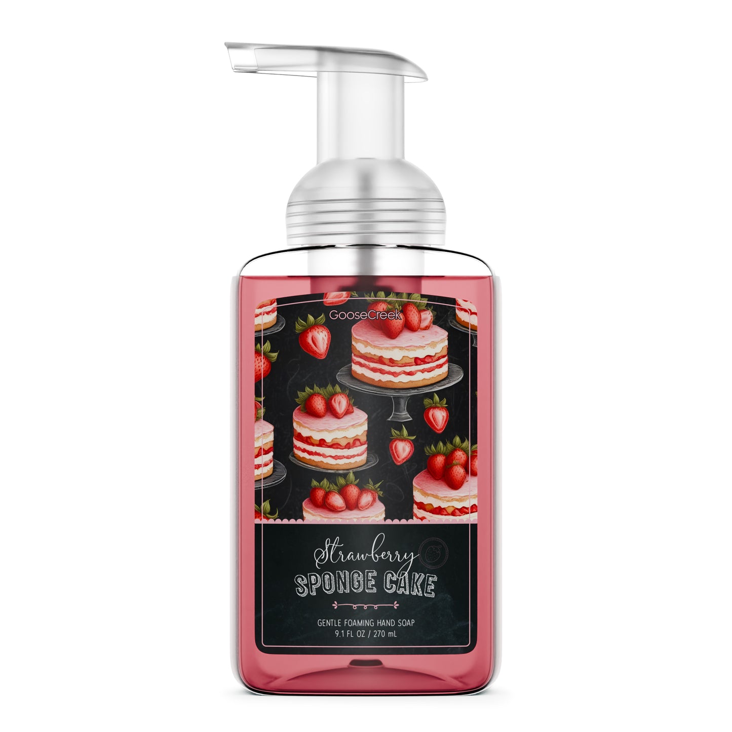 Strawberry Sponge Cake Foaming Hand Soap