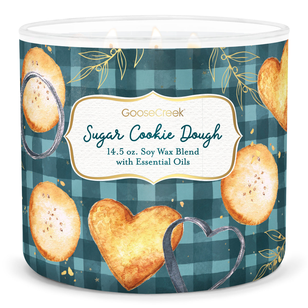 Sugar Cookies Soy Candle, Crackling Wood Wick