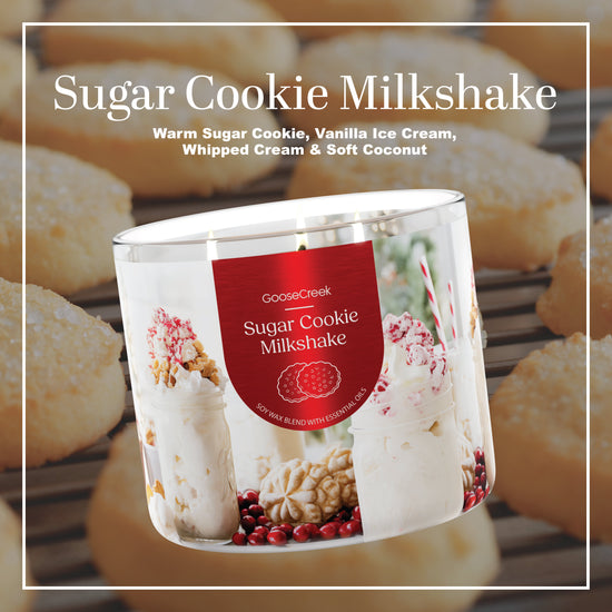 Sugar Cookie Milkshake 3-Wick Candle