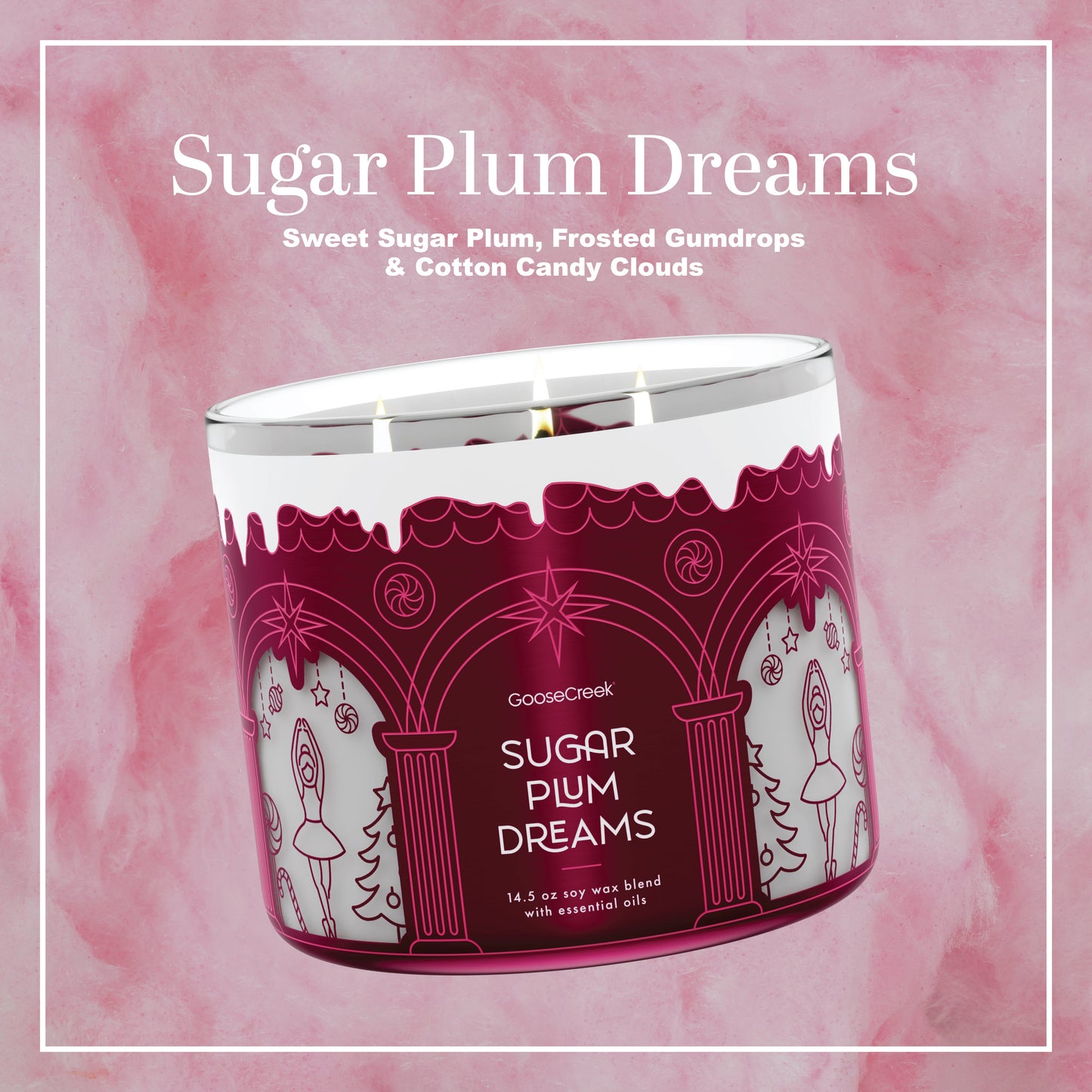 Sugar Plum Dreams 3-Wick Candle