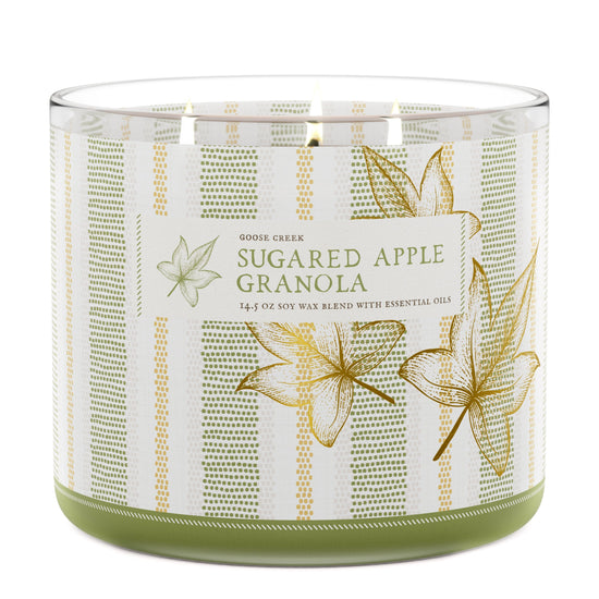 Sugared Apple Granola 3-Wick Candle