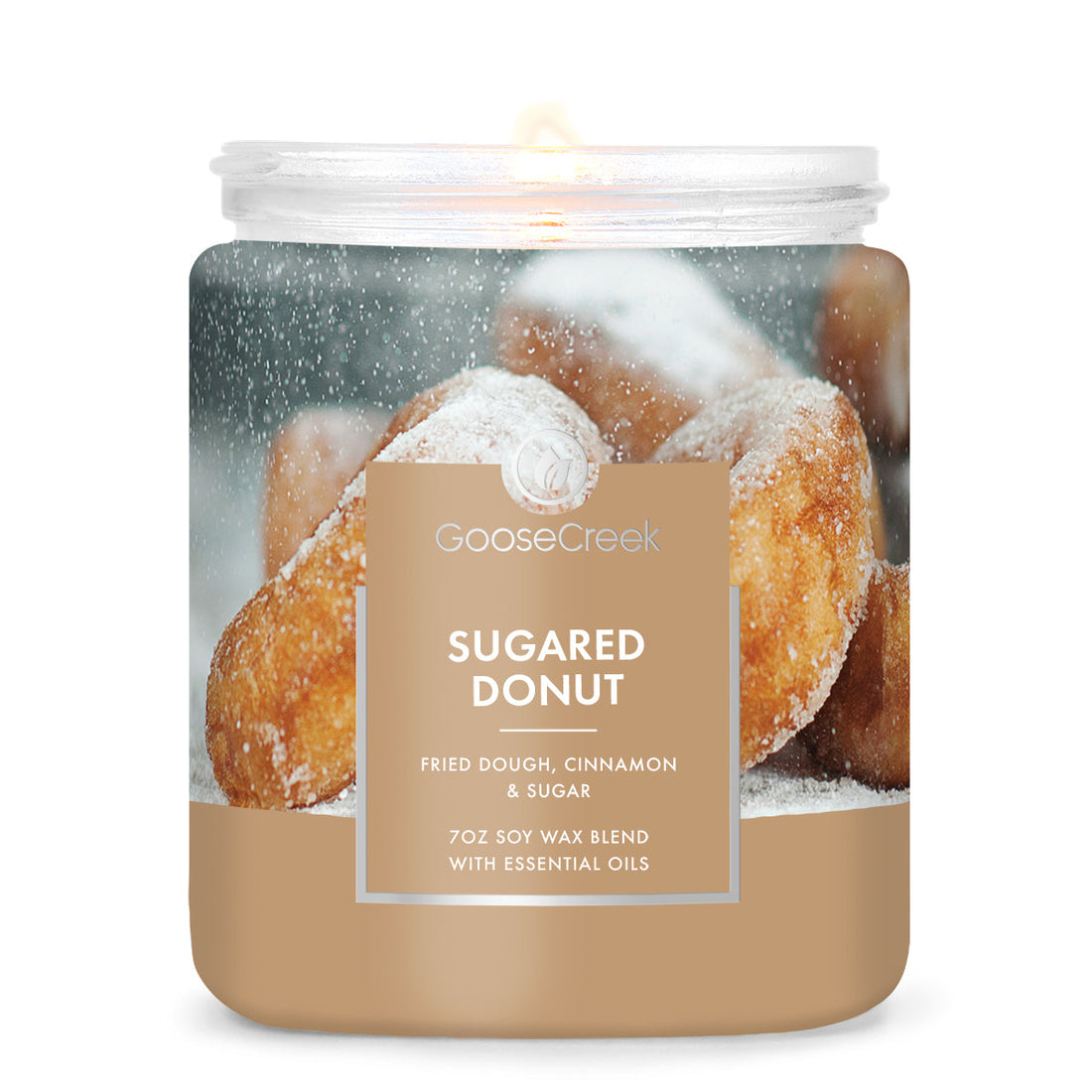 Sugared Donut Candle Sweet and Comforting Aroma for Cozy Mornings