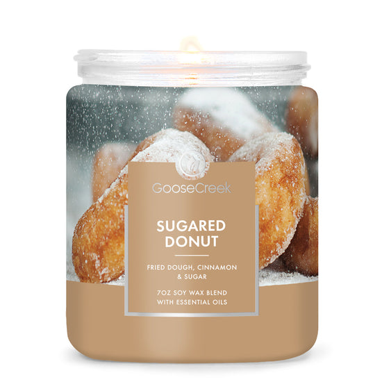 Load image into Gallery viewer, Sugared Donut 7oz Single Wick Candle
