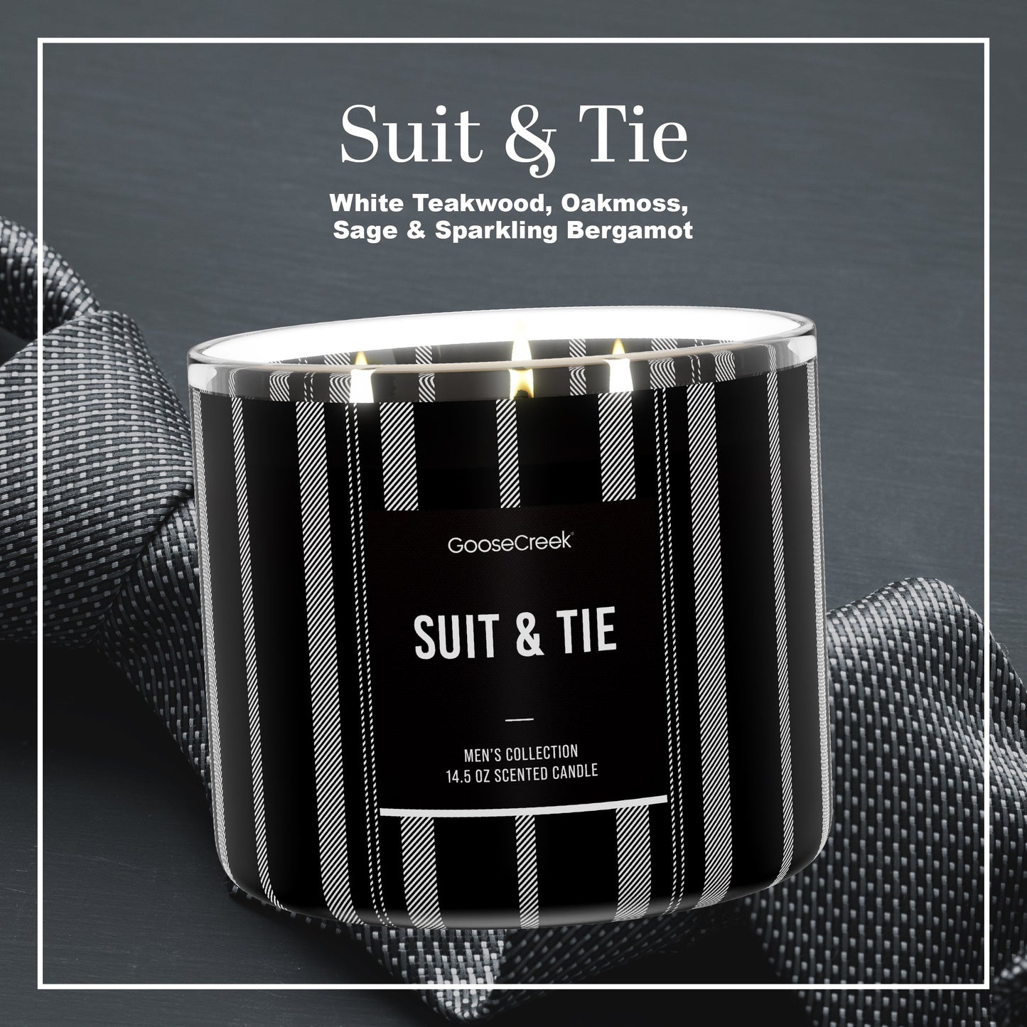 Suit & Tie 3-Wick Candle