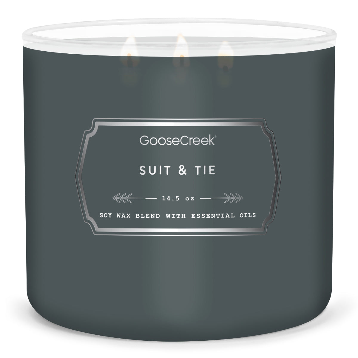 Suit & Tie Large 3-Wick Candle