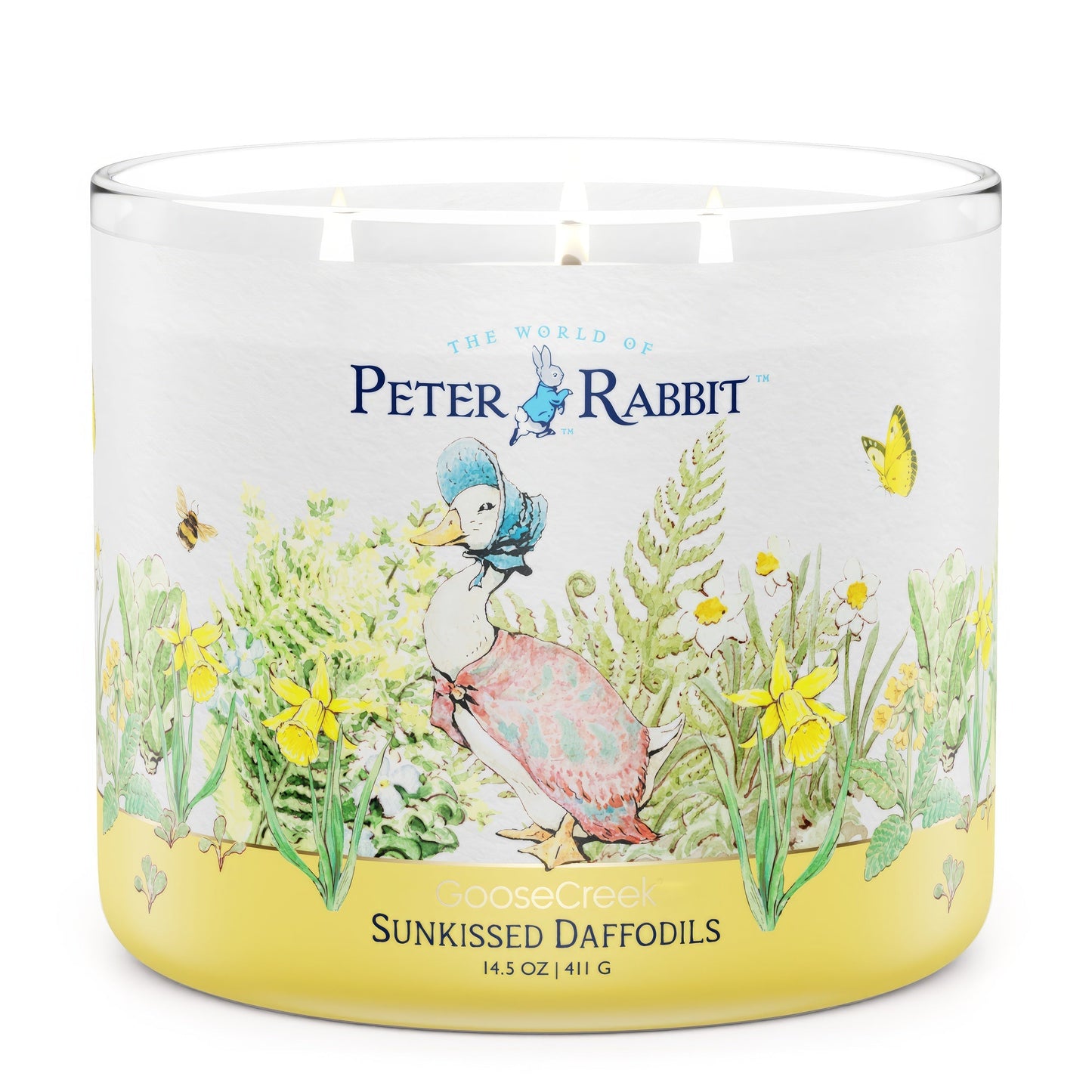 Sunkissed Daffodils Peter Rabbit 3-Wick Candle