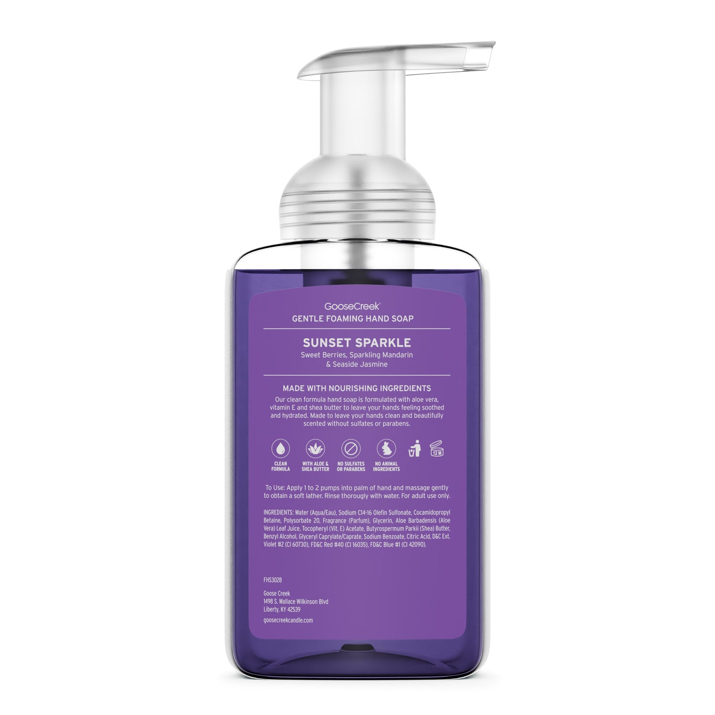 Sunset Sparkle Lush Foaming Hand Soap