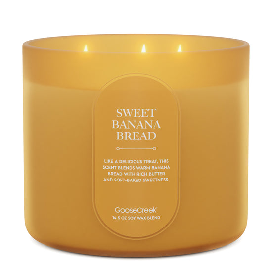 Sweet Banana Bread 3-Wick Candle
